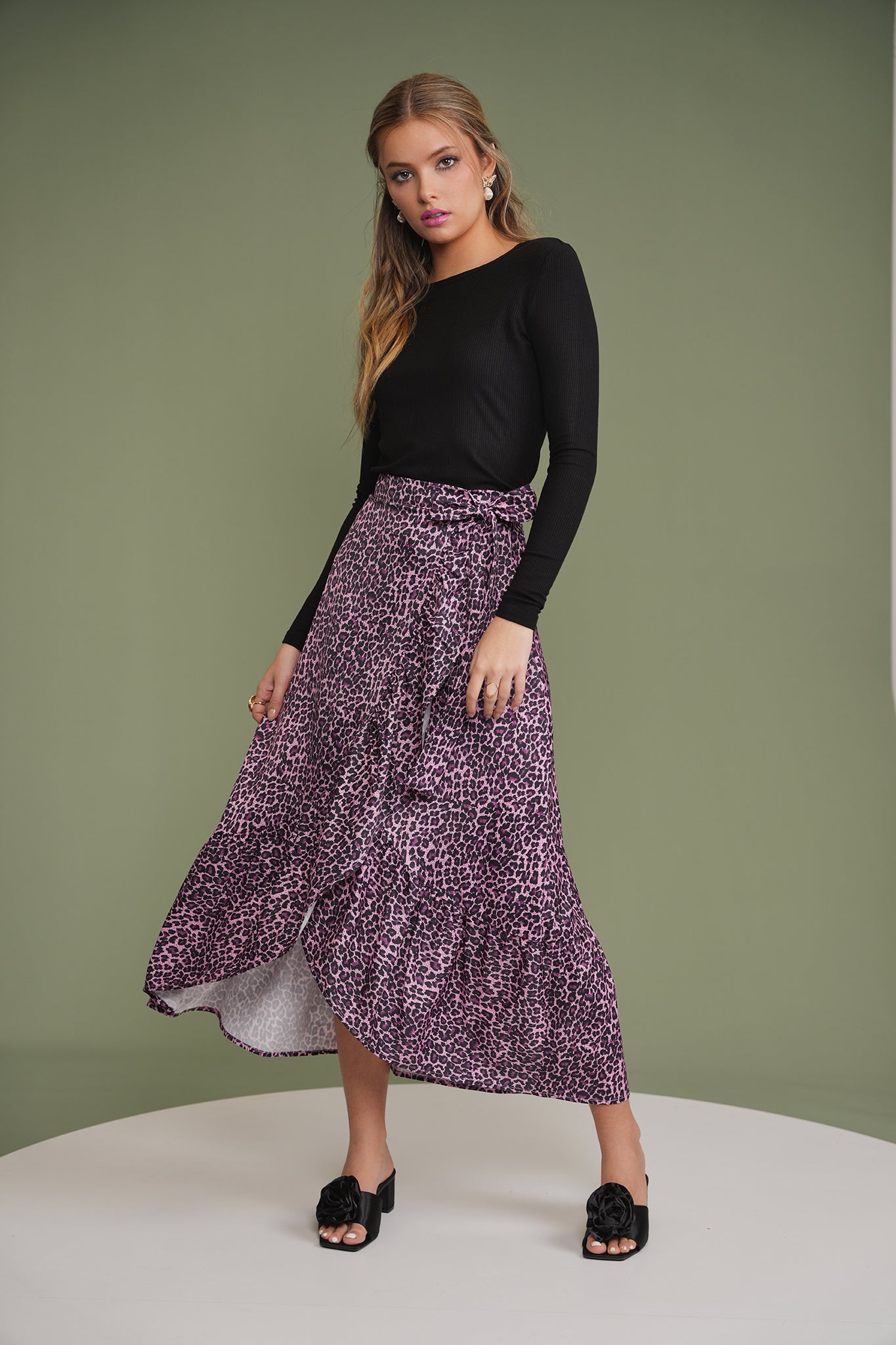 Mock Wrap Skirt – udelny.com