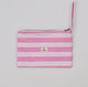 Striped Wristlet
