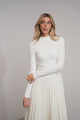 Soft Rib Mock Neck Tee