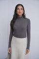 Soft Rib Turtleneck Tee
