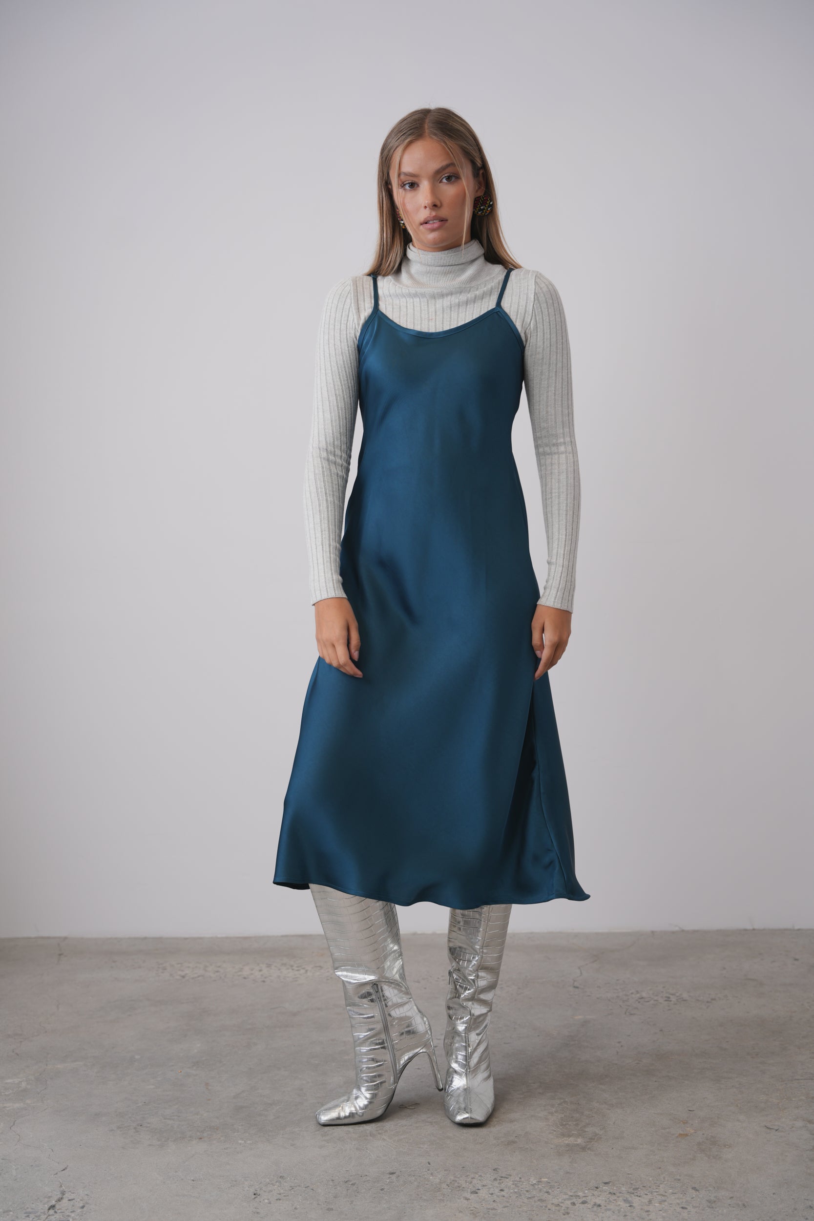 Satin Slip Dress