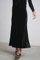Velour Slip Skirt