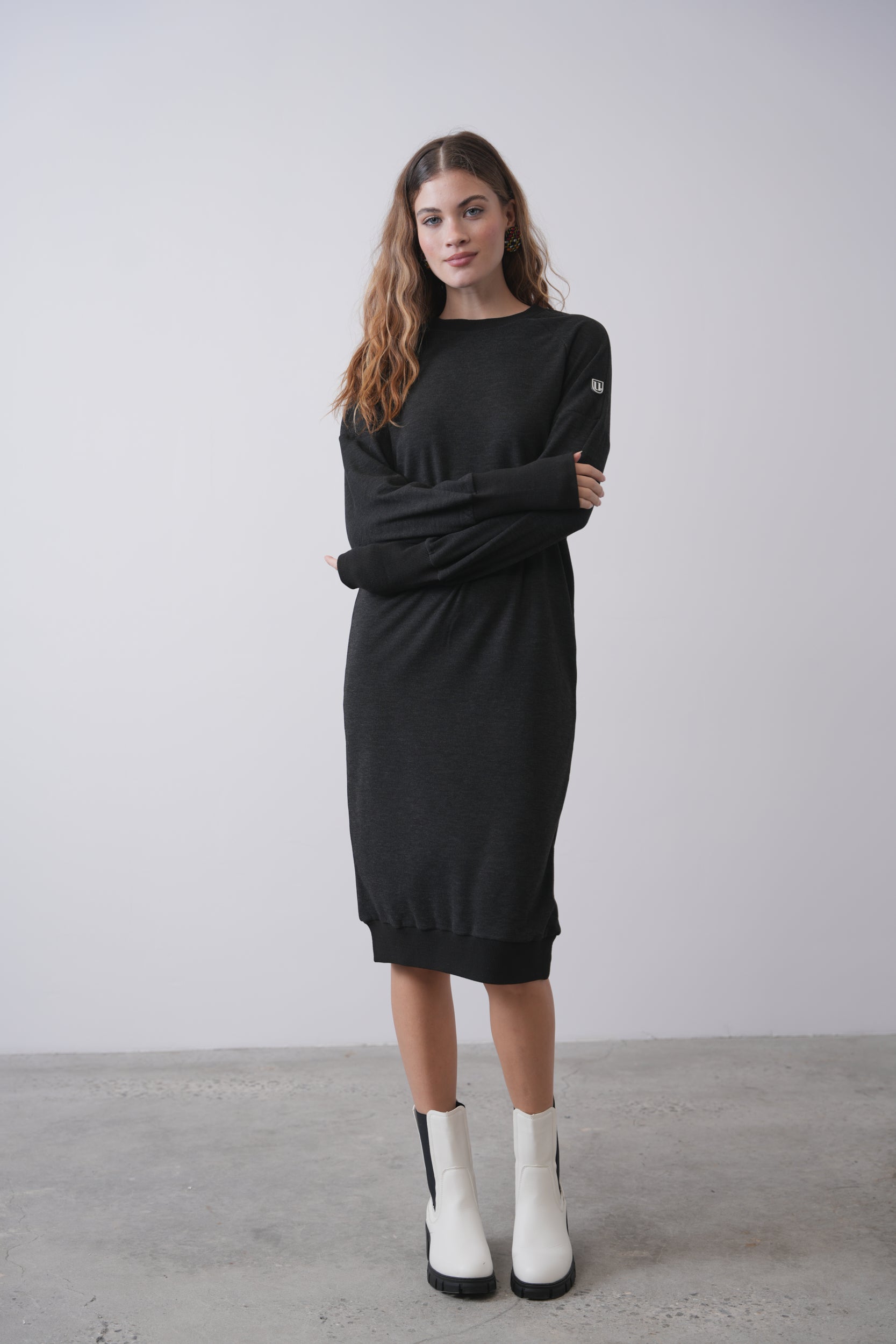 The Athleisure Soft Sweatshirt Dress