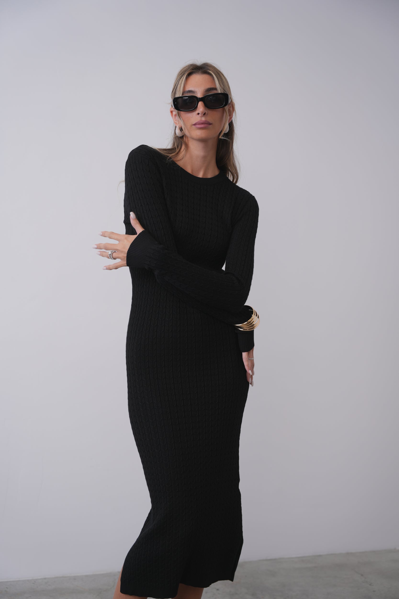 Cable Knit Dress – udelny.com