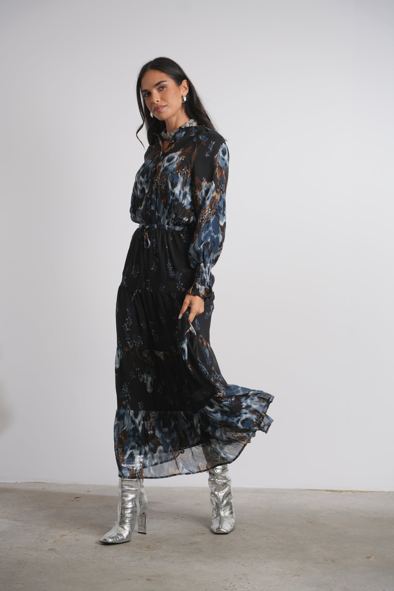 Hannah Print Maxi Dress Hannah Print Maxi Dress