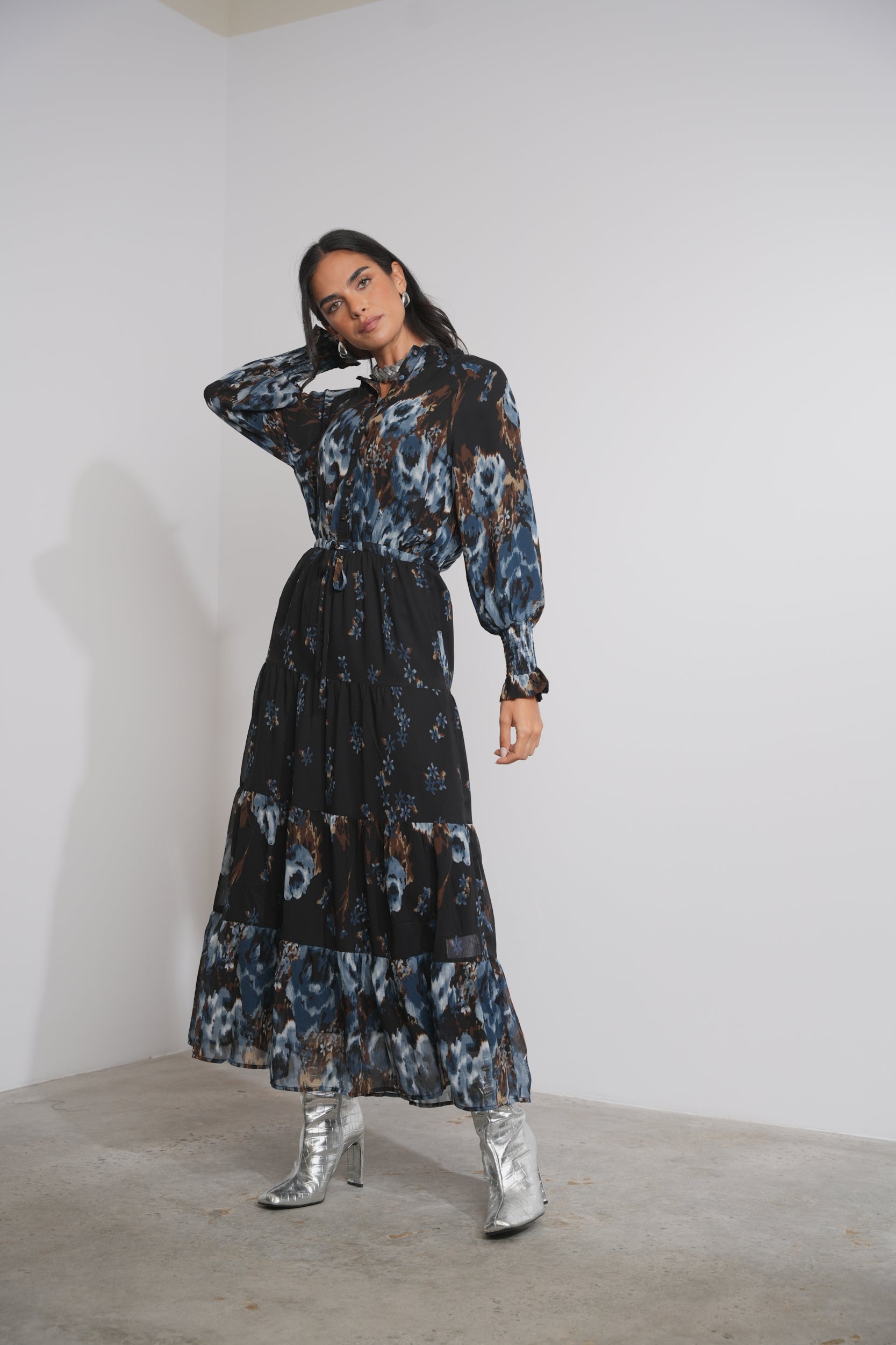 Hannah Print Maxi Dress Hannah Print Maxi Dress