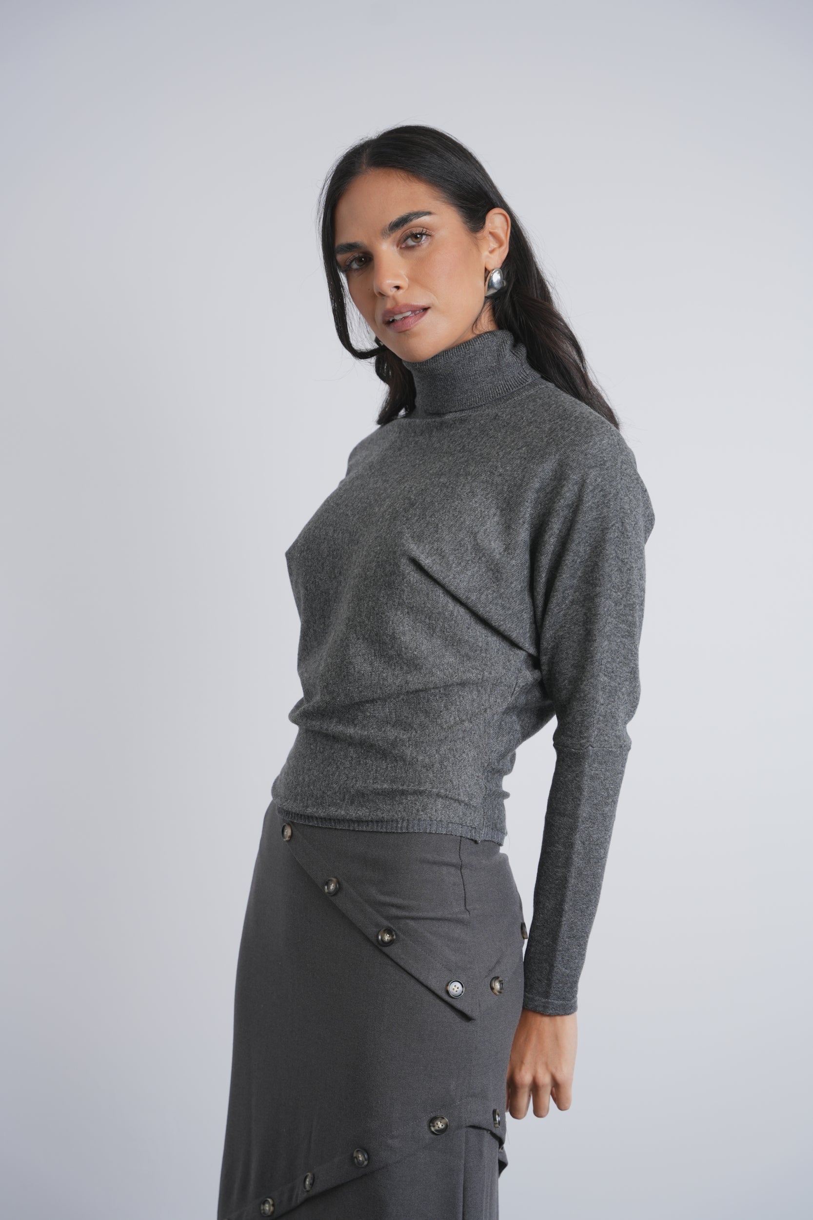 Turtleneck Dolmain Top