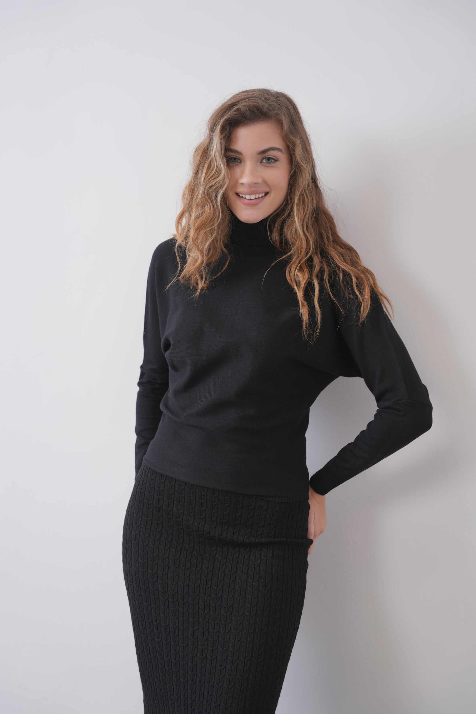 Turtleneck Dolmain Top
