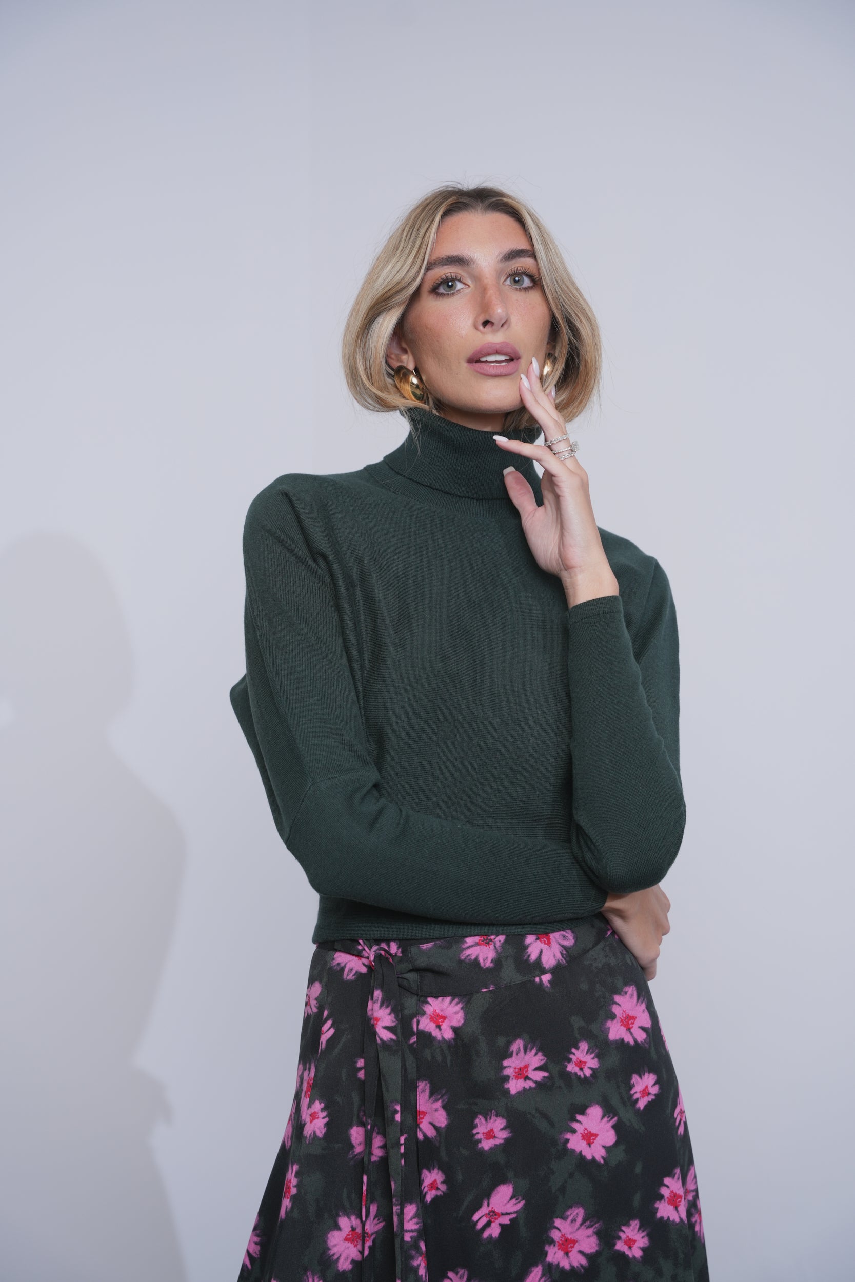 Turtleneck Dolmain Top