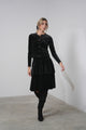 Velour Layered Skirt