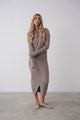 Cable Knit Half Zip Sweater