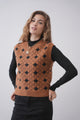 Print Knit Vest