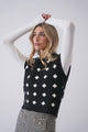 Print Knit Vest