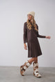 Knit Pleated Skirt 23"