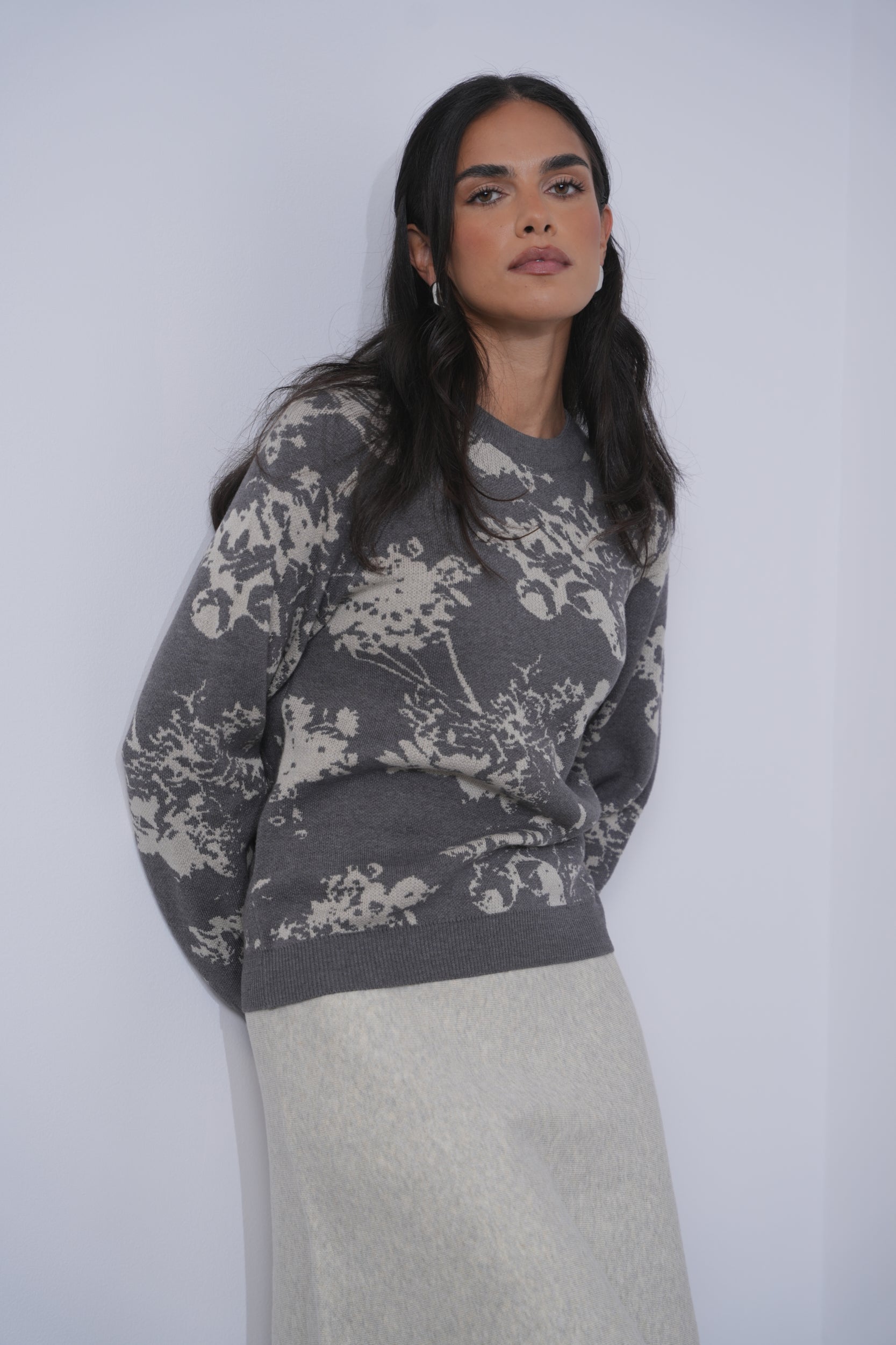 The Bianca Print Sweater