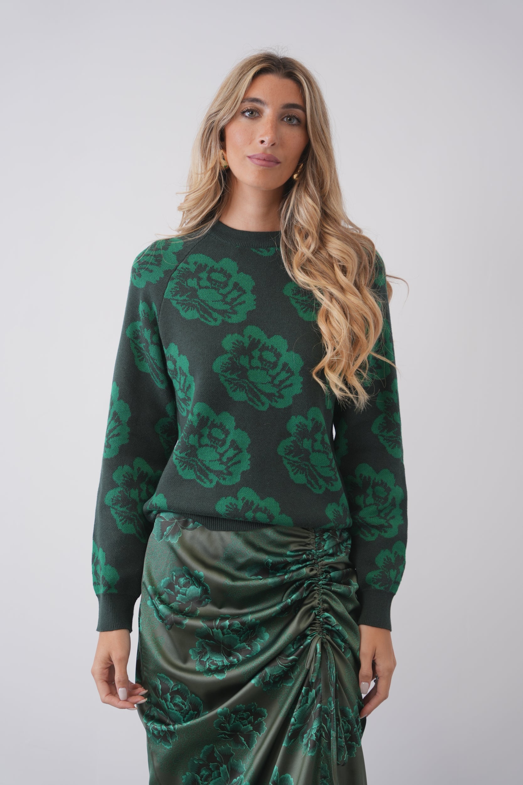 The Bianca Print Sweater