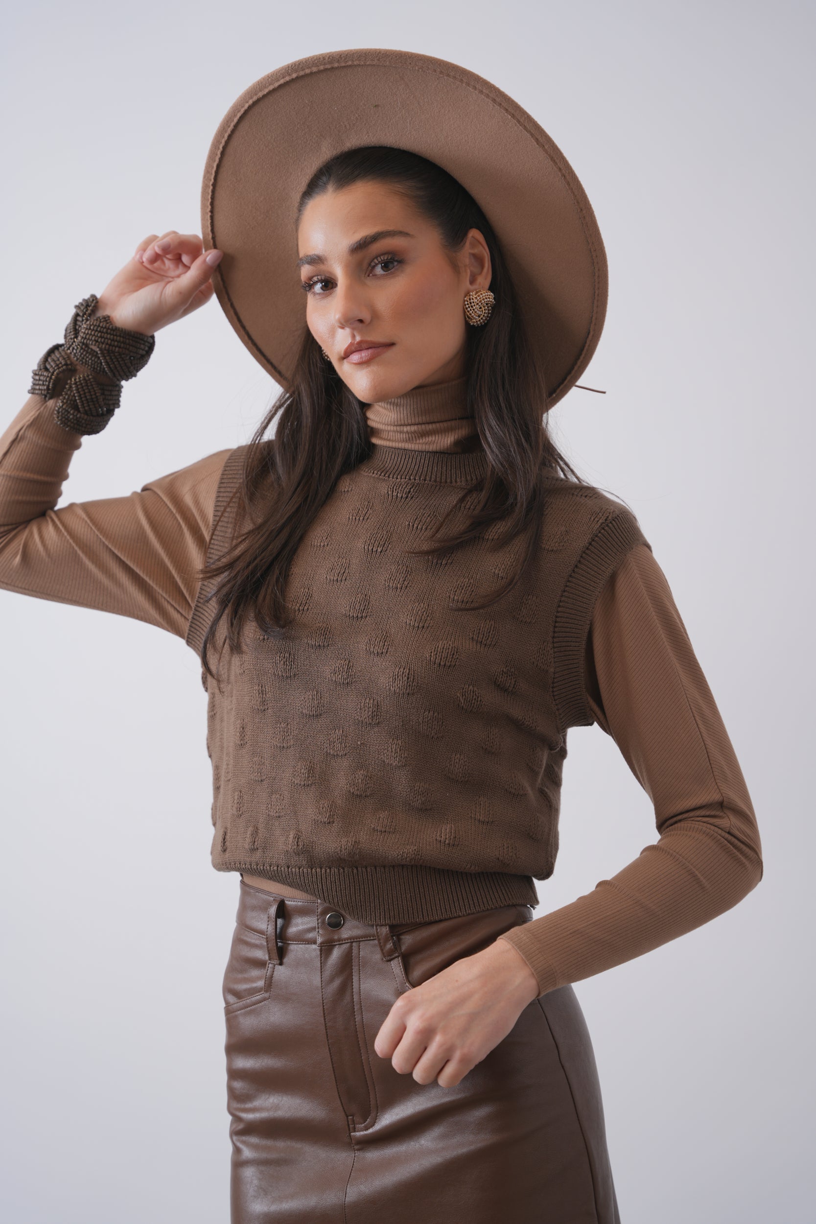 Circle Sweater Vest
