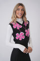 Flower Print Vest
