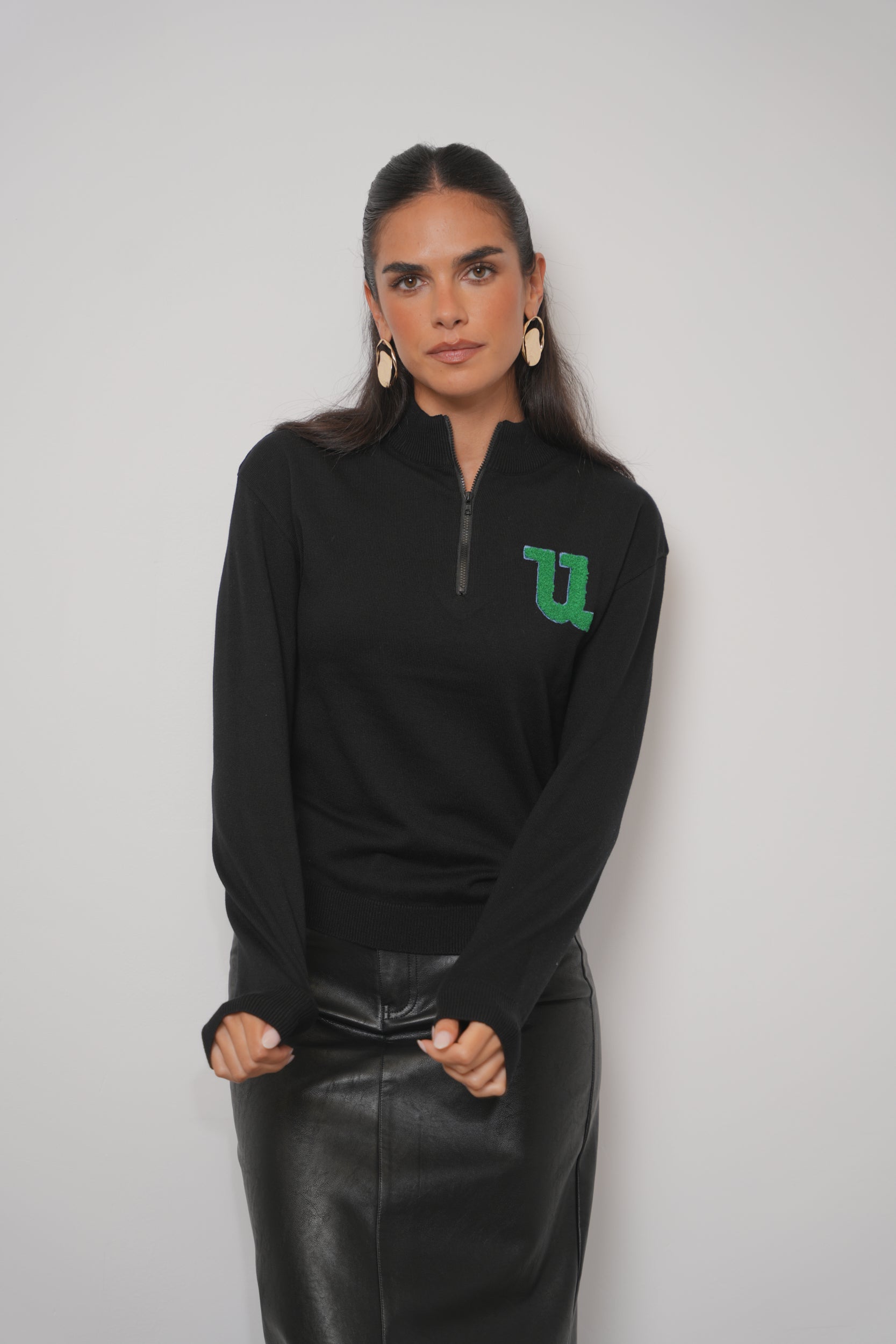 Varsity Knit Top