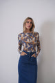 Print Rib Henley