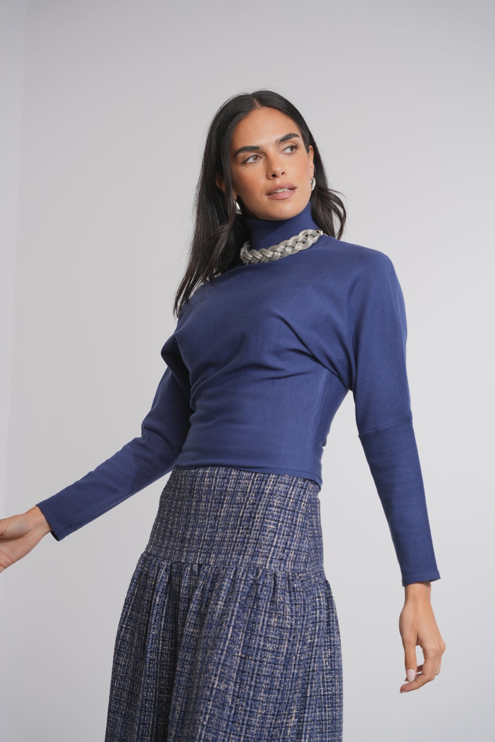Turtleneck Dolmain Top