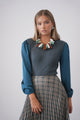 Knit Combo Top