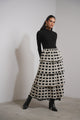 Eyelet Layered Skirt