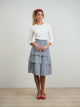 Smocked Layered Skirt