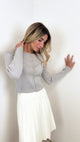 Wide Rib Knit Cardigan