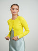 Wide Rib Knit Cardigan