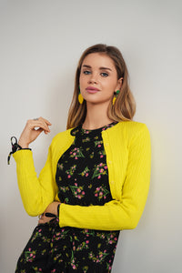 Wide Rib Knit Cardigan