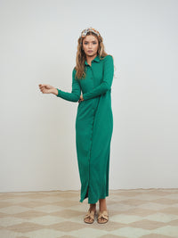 Button T-Shirt Dress