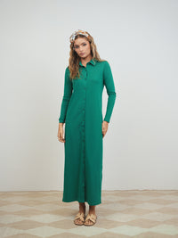Button T-Shirt Dress