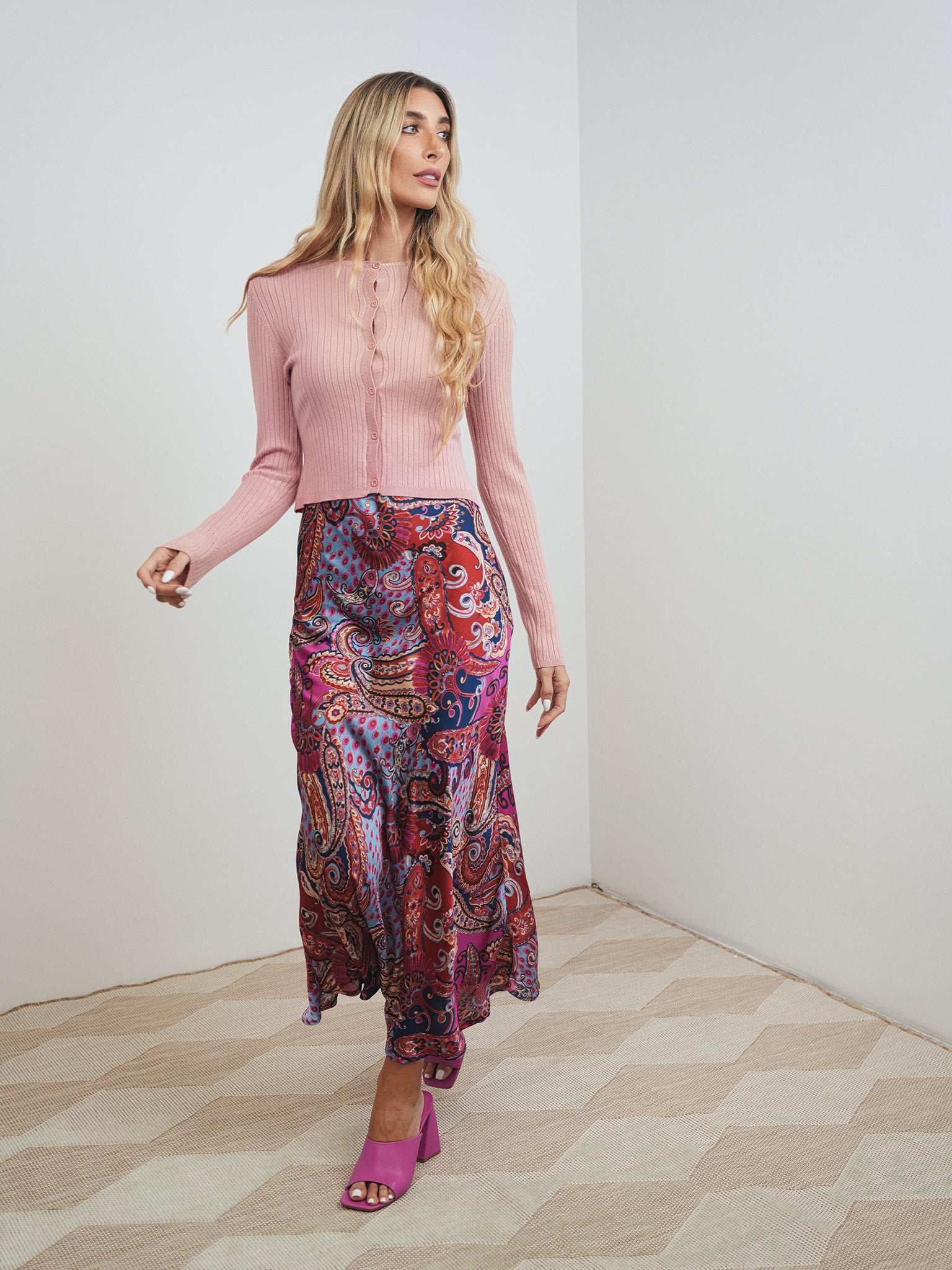 Wide Rib Knit Cardigan – udelny.com