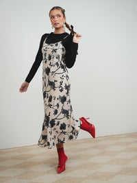 Print Slip Dress