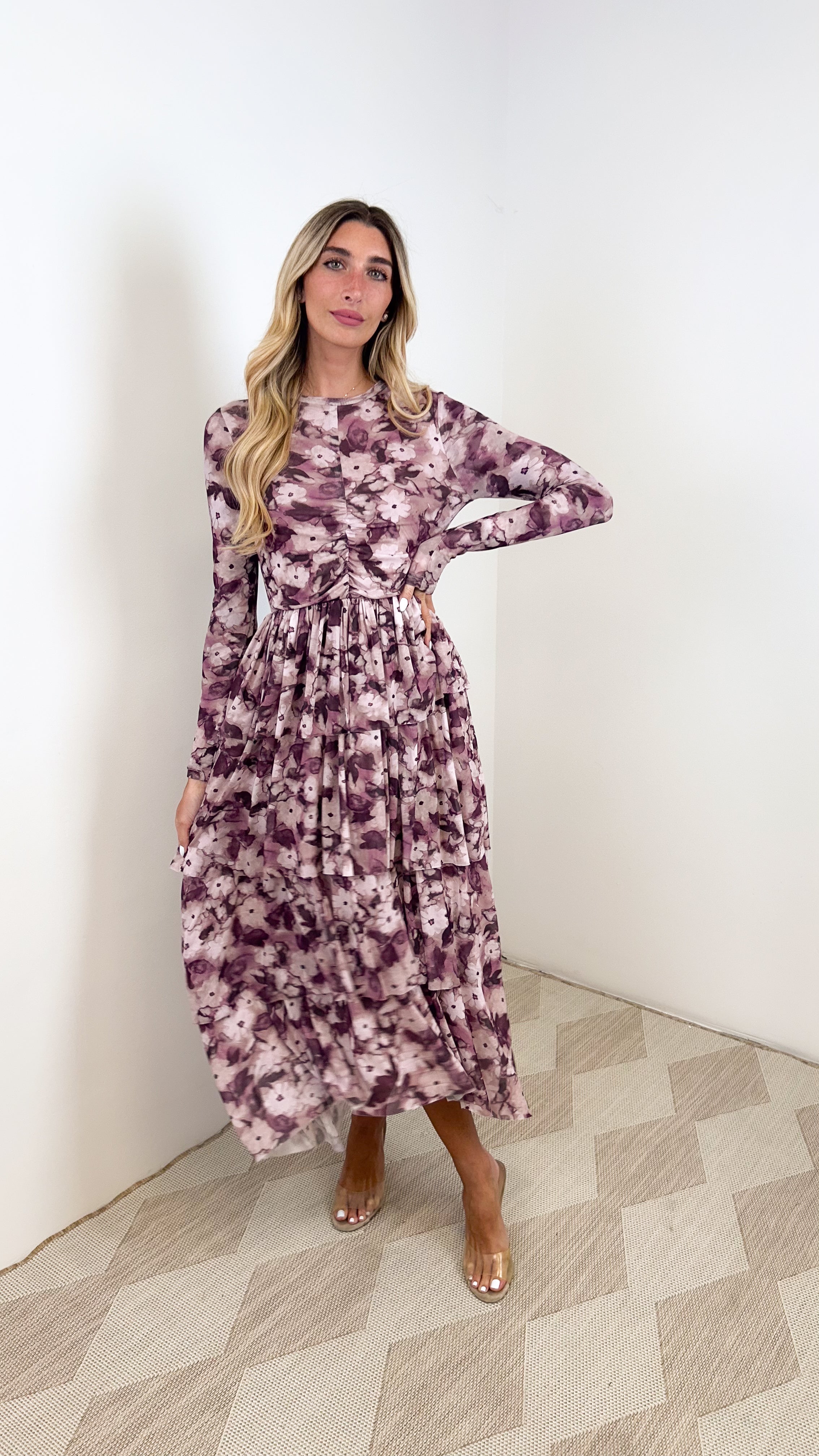 Mesh Layered Dress – udelny.com