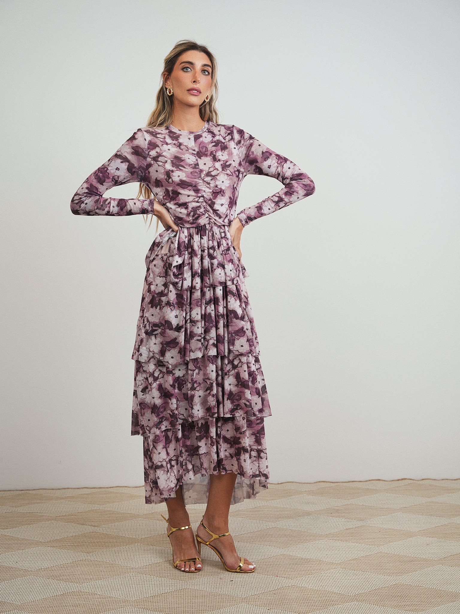 Mesh Layered Dress – udelny.com