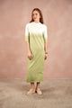 Dip Dye Drop Shoulder Dress
