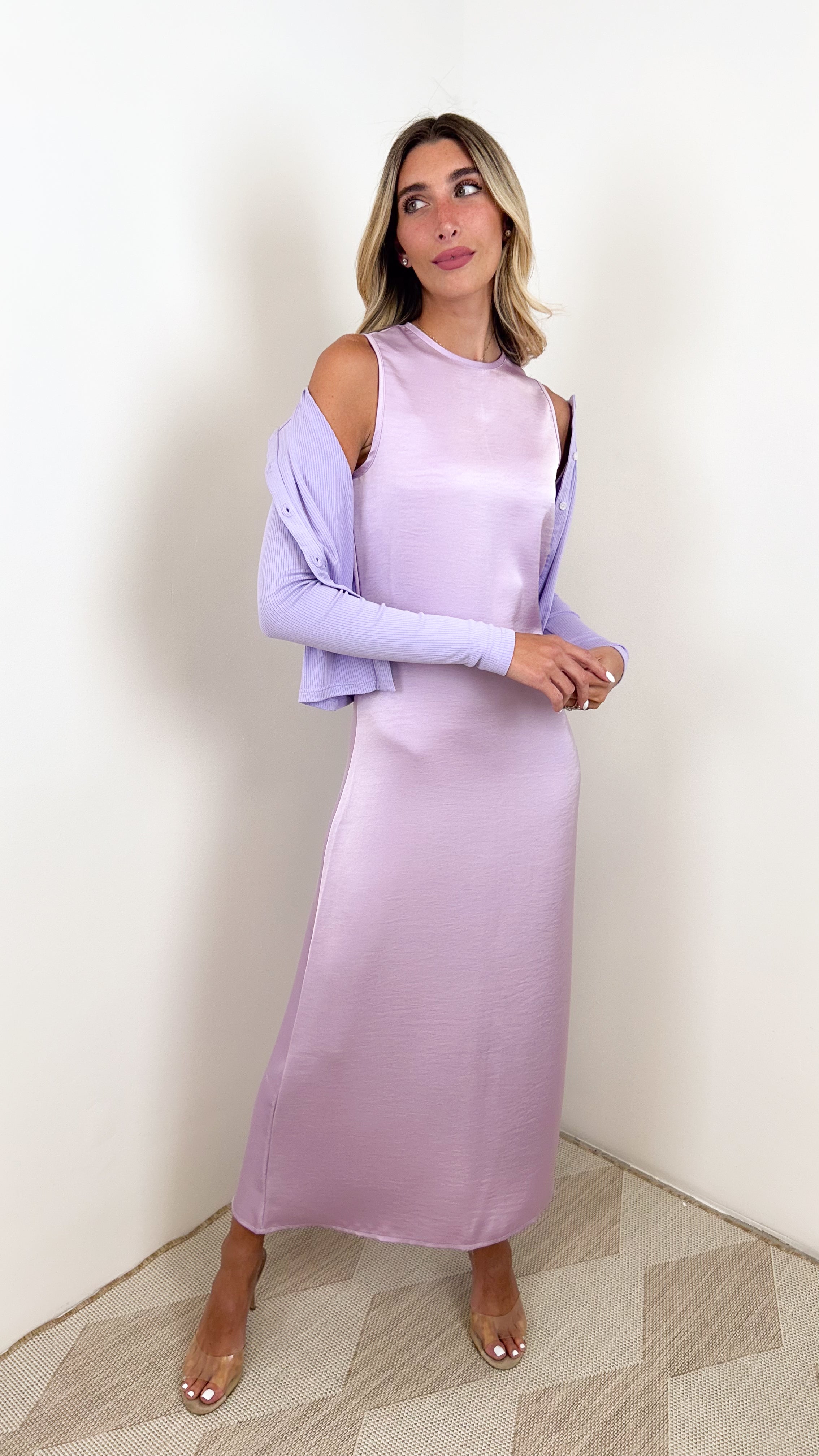 Round Neck Slip Dress