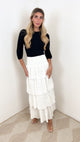 Smocked Layered Skirt