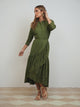Eyelet Mock Wrap Skirt