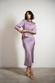 Elastic Waist Slip Skirt