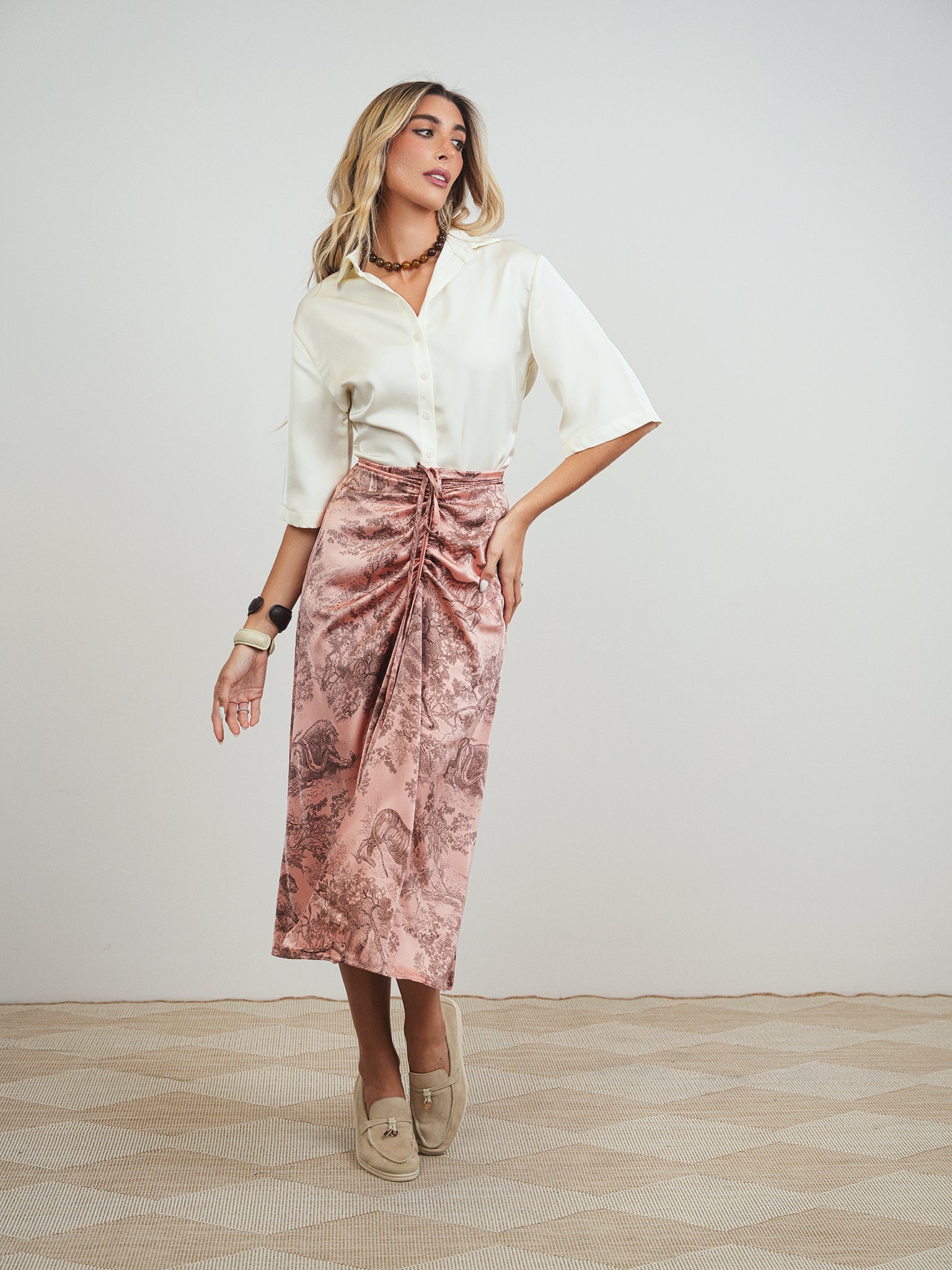 Ruched Skirt