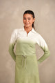 Dip Dye Zipper Top