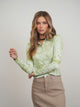Tie Dye Polo Crop Tee