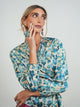 Satin Wrap Top