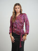 Satin Wrap Top