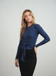 Soft Rib Tie V Tee