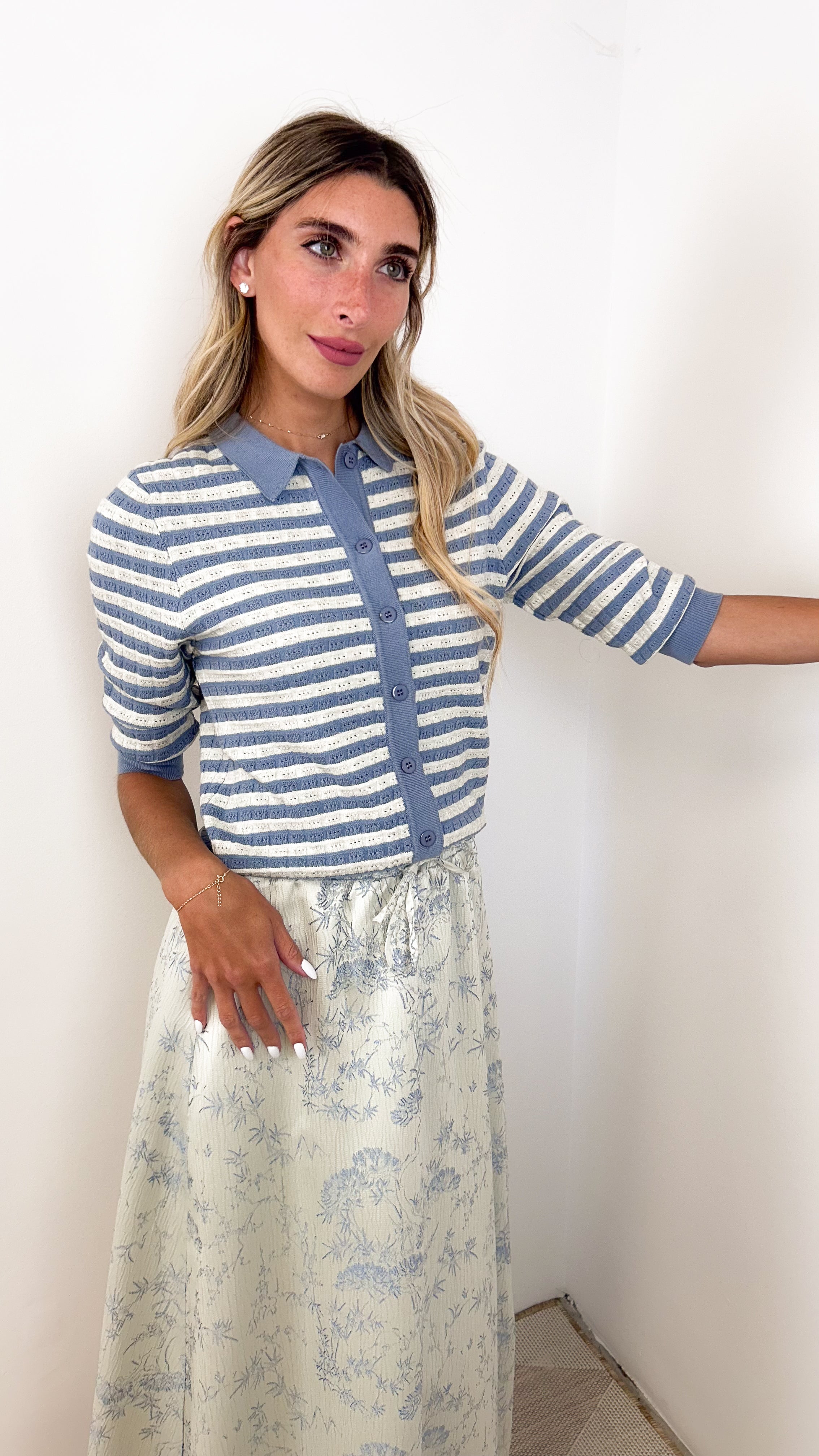 Waffle Knit Cardigan