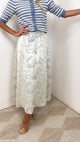 Print Elastic Waist Skirt